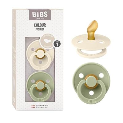Bibs 1 Fopspeen Anatomic Duo Ivory/Sage - thumbnail