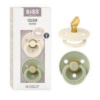 Bibs 1 Fopspeen Anatomic Duo Ivory/Sage - thumbnail