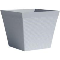 Vierkante pot - GARDEN ID - Green Care Impact Blauw-Grijs - 39 x 33 cm - 10 jaar garantie - 100% gerecycled - UV-/gelbestendig - thumbnail