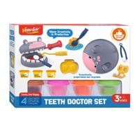 Kleiset Nijlpaard naar Tandarts 4 Kleipotjes - thumbnail