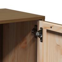 Tv-meubel 80x34x40 cm massief grenenhout honingbruin - thumbnail