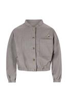 Like Flo winter blouse meisjes teens - grijs - Chilly - drukknoop - pinstripe - thumbnail