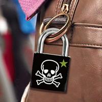 Masterlock Hangslot 30mm, bedrukt: skull - 3430EURDSKULL 3430EURDSKULL - thumbnail