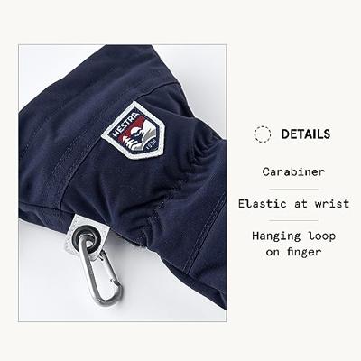 Hestra Army Leather Heli Ski Want Navy 7