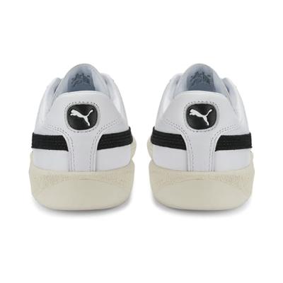 PUMA Army Trainer Sneakers Wit Lichtgrijs Zwart Goud