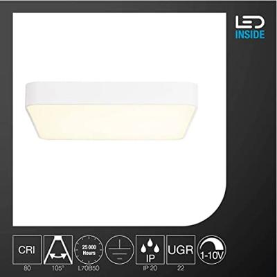 SLV 1000726 LED-plafondlamp 39 W Wit