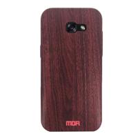 MOFI voor beschermende TPU-achterkant van de Galaxy A5 (2017)-houtstructuur Cover Case(Red) - thumbnail