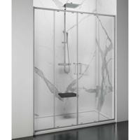 Nisdeur Lacus Stromboli Evo 2 Schuifdeuren 180x200 Cm Chroom - thumbnail