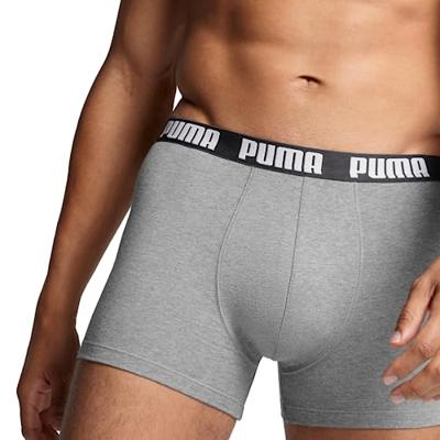 3-pak Heren Boxershort Everyday - Katoenen heren onderbroeken - Zwart - Grijs- Donkerblauw