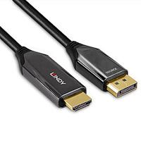 LINDY 40932 DisplayPort-kabel DisplayPort / HDMI Adapterkabel DisplayPort-stekker, HDMI-A-stekker 3.00 m Zwart - thumbnail