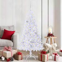 Kunstkerstboom met 150 LED Wit 150 cm PVC en staal - thumbnail
