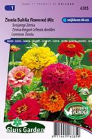 Zinnia Elegans zaden Dahlia bloemig reuzen mix - thumbnail