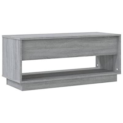 Tv-meubel 102x41x44 cm spaanplaat grijs sonoma eikenkleurig