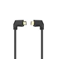 Hama High Speed HDMI™-kabel Connector - Connector 90° Ethernet Verguld 1,5 M - thumbnail
