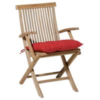 Toscane kussen 46x46 Panama brick red - thumbnail