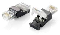 Equip 121165 kabel-connector RJ-45 Zwart, Transparant - thumbnail