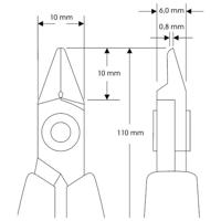Lindström 8142 Zijkniptang - thumbnail