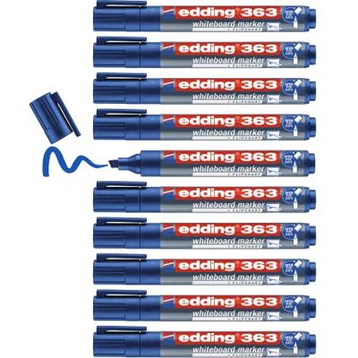 Whiteboardmarker edding 363 schuin 1-5mm blauw | 10 stuks Whiteboardmarker edding 363 schuin 1-5mm blauw | 10 stuks