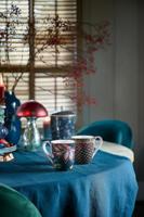 Pip Studio Mok XL Flower Blues Blauw - thumbnail