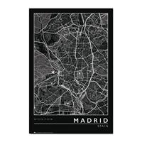 Poster Madrid City Map 61x91,5cm - thumbnail