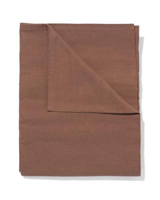 HEMA Tafelkleed 140x240cm katoen donkerbruin (donkerbruin)