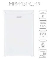 Vrijstaande koelkast MPM-131-CJ-19 127 l, wit - thumbnail