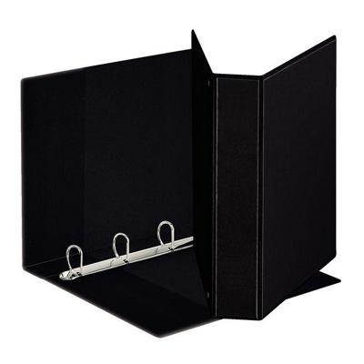 Presentatieringband Esselte panorama A4 4-rings D-mechaniek 30mm PP zwart | 10 stuks Presentatieringband Esselte panorama A4 4-rings D-mechaniek 30mm PP zwart | 10 stuks