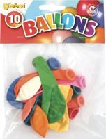 Globos Vrolijk Gekleurde Ballonnen 10 Stuks 21 cm Assorti - thumbnail