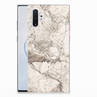 Samsung Galaxy Note 10 Plus | TPU | Siliconen hoesje | Marmer Beige - thumbnail