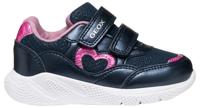 Lage baskets voor baby's Sprintye Girl GEOX marineblauw - thumbnail