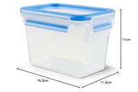 Tefal K30213 MasterSeal Vershoudbakje 1.1L Blauw - thumbnail
