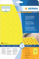 Etiket HERMA 8034 30mm rond weerbestendig geel 1200stuks - thumbnail