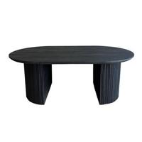 Old Inn - Salontafel Luca ovaal zwart - thumbnail