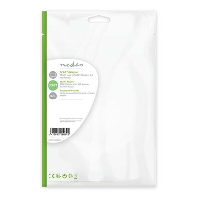 SCART-Adapter | SCART Male - SCART Female - SCART Female | 0,2 m | Zwart