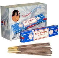 Nag Champa Wierook 40 Grams Omdoos 12 Kleinere Pakjes - thumbnail