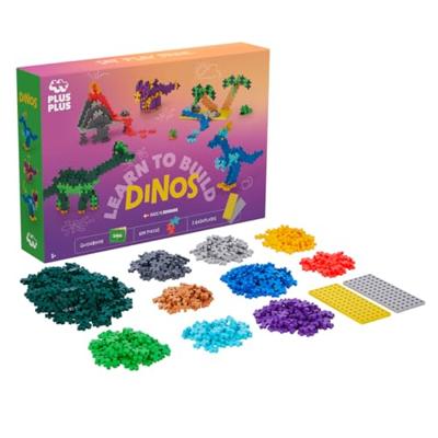 Plus Plus Learn to build dino`s plus-plus: 600 stuks (3918)