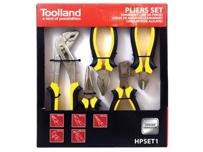 Tangenset 5-delig Toolland - Toolland