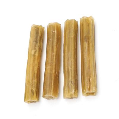 Hondensnack runderhuid kauwstaven 12,5 cm 4 stuks