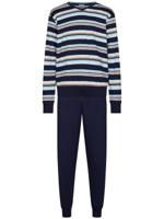 Katoenen heren pyjama strepen - thumbnail