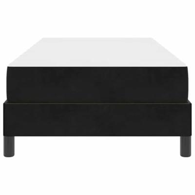 Boxspringbed met matras met matras Zwart 100 x 200 cm Fluweel