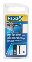 Rapid Nr. 8 brads 20 mm, 750 stuks - 40109534 - 40109534 - thumbnail