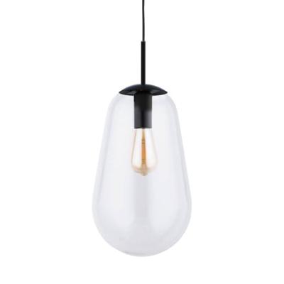 Lyora Ø 22cm hanglampPear Medium zwart met helder glas - 7798 Lyora Ø 22cm hanglampPear Medium zwart met helder glas - 7798
