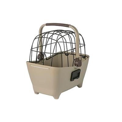 Basil buddy kf - hondenfietsmand - voorop - biscotti bruin