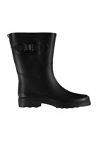 XQ Footwear Dames Regenlaarzen Maat 42 Zwart/Rubber - thumbnail
