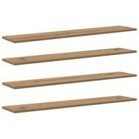 Boekenplank Bord 4 pcs Bruin 100 x 40 x 1.5cm Spaanplaat - thumbnail