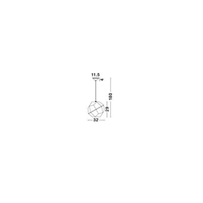 Lyora Design hanglampFoggia Ø 32cm goud - 82148732
