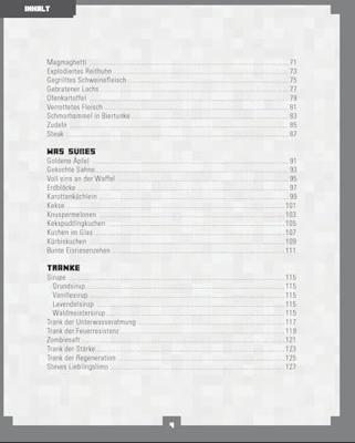 Minecraft Cookbook *German Version*