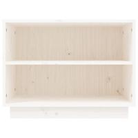 VidaXL Schoenenkast 60x34x45 cm massief grenenhout wit - thumbnail