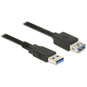 Delock 85054 Verlengkabel USB 3.0 Type-A male > USB 3.0 Type-A female 1,0 m zwart