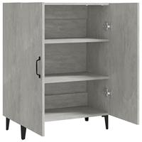 Dressoir 70x34x90 cm bewerkt hout betongrijs - thumbnail
